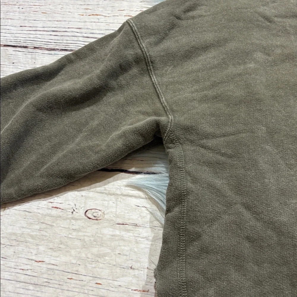 Pebby Olive Green Women's Sweatshirt - Picture 3 of 7